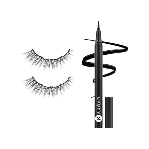 Buy Sugar Cosmetics Maximeyes Drama Magnetic Eyelashes And Eyeliner ...