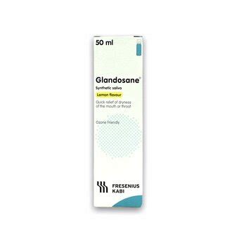 Glandosane Synthetic Saliva Spray Lemon Flavour 50ml - Glandosane | Rightdose