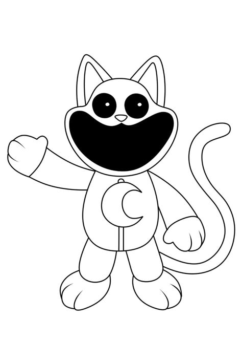 Smiling Critters Catnap coloring page - Download, Print or Color Online for Free