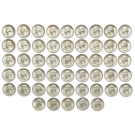 Fifty pre-1964 Silver Quarters | Witherell's Auction House