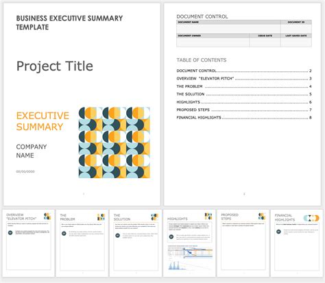 Free Executive Summary Templates | Smartsheet (2022)