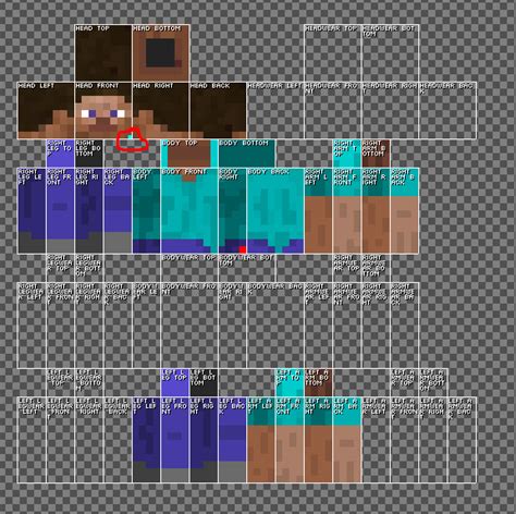 Minecraft Skin Base Template