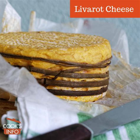 Livarot Cheese - CooksInfo