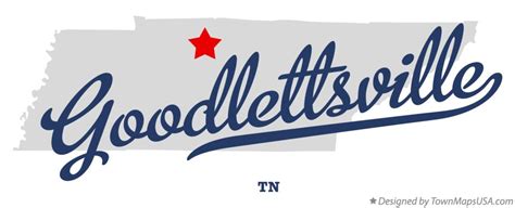 Map of Goodlettsville, TN, Tennessee