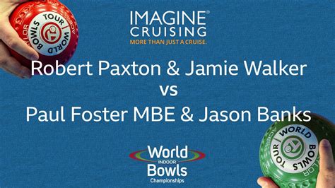 World Indoor Bowls Championship 2024 R.Paxton & J.Walker vs P.Foster MBE & J.Banks – Day 5 Match ...