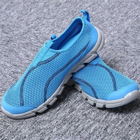 Men Summer Breathable Mesh Super Light Shoes Sneakers for Outdoor ...