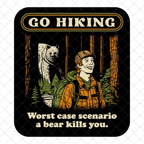 Go Hiking - Sticker – m00nshot