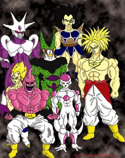 Dragon Ball Z villains by uppercasecat on DeviantArt