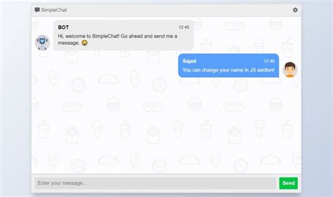 17+ Chat Box CSS Examples with Source Code - OnAirCode