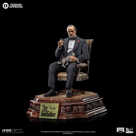 Don Vito Corleone statue see details and get yours - Iron Studios Official