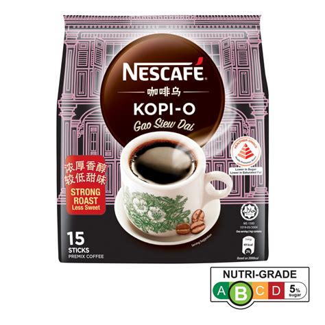 Nescafe Instant Singapore Kopi - Kopi-O (Gao Siew Dai) | NTUC FairPrice