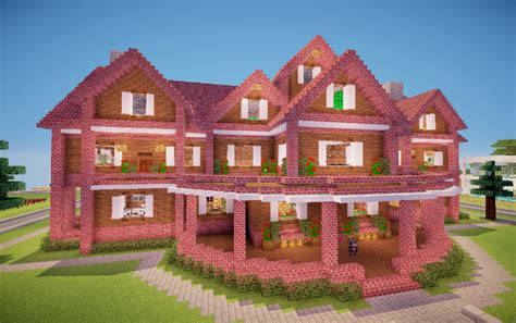 Newest 22+ Pink Minecraft House