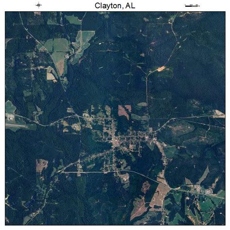 Aerial Photography Map of Clayton, AL Alabama