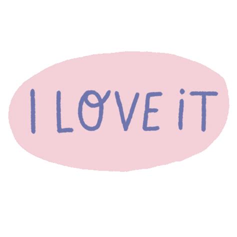 Love It Sticker by Di Ujdi for iOS & Android | GIPHY