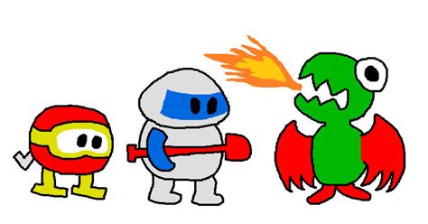 Dig Dug characters by StealerOfMemes on DeviantArt