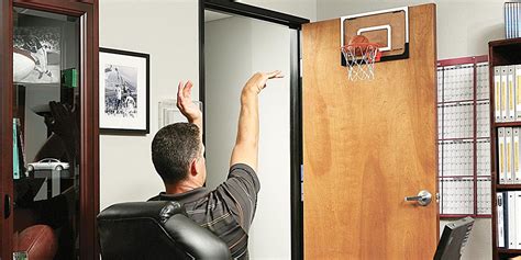 Be the office champ w/ the SKLZ Pro Mini Basketball Hoop XL for $22.50 ...