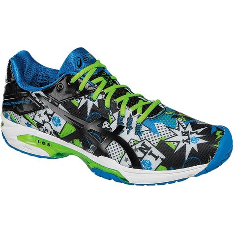 Asics Gel Solution Speed 3 NYC Men's Tennis Shoe White/black/green