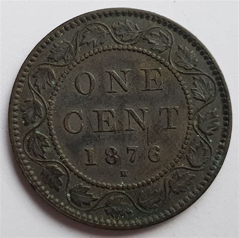 1876 Canada One Cent - M J Hughes Coins