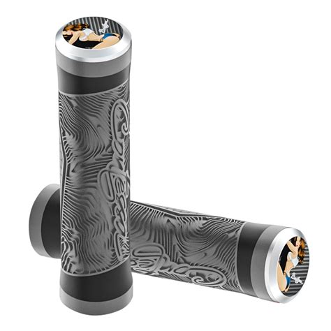 Shockproof Bike Handlebar Grips 22.2mm Bicycle Grips Non-Slip Soft Silicone Handlebar Cover End ...