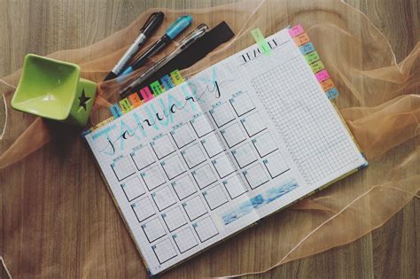 Writings On A Planner · Free Stock Photo