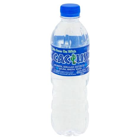 Cactus Mineral Water 500ml/bottle (24 bottles per carton) — HORECA ...