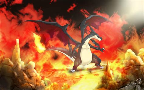 Pokemon X And Y Mega Charizard Wallpaper