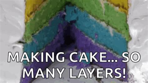 Cake Rainbow GIF - Cake Rainbow Dessert - Discover & Share GIFs