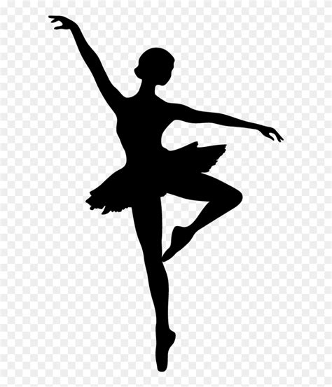 Modern Dance Ballet Dancer Silhouette Clipart