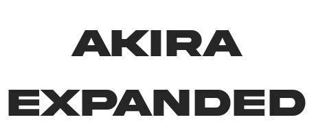 Akira Expanded - Font Family (Typeface) Free Download TTF, OTF - Fontmirror.com