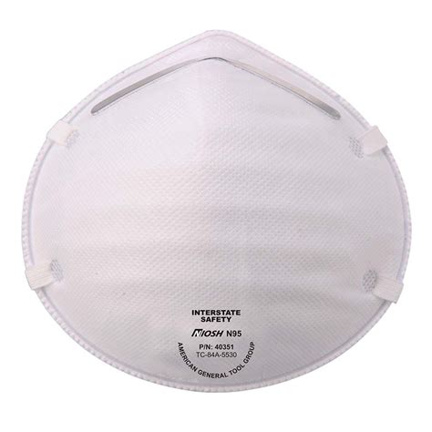 Disposable Face Masks / Particulate Respirators, NIOSH N95, w/o Valves – ISC Sales