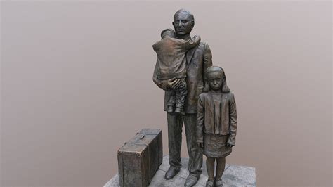 Sir Nicholas Winton statue - Buy Royalty Free 3D model by matousekfoto ...