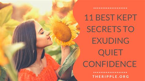 11 Best Kept Secrets to Exuding Quiet Confidence - The Ripple