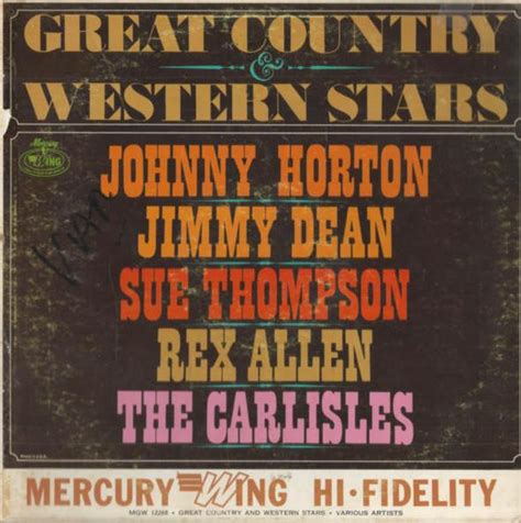 Various - Great Country & Western Stars | Releases | Discogs