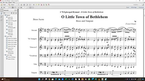 O Little Town of Bethlehem – CuthbertPraise