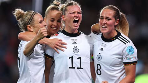 Germany Women 2-1 France Women: Germany book Euro 2022 final spot vs ...