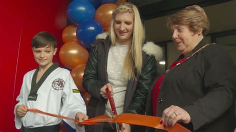 Rebecca Adlington opens new leisure centre | ITV News Central