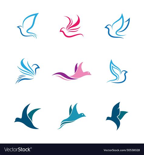 Dove icon Royalty Free Vector Image - VectorStock