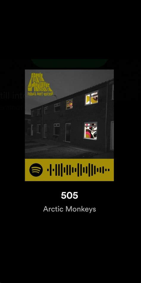 505- arctic monkeys spotify code | Arctic monkeys wallpaper, Arctic ...