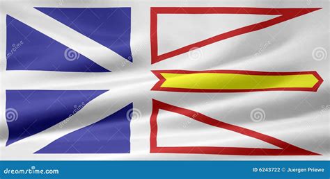 Newfoundland And Labrador Flag Stock Photography - Image: 6243722