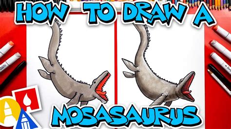 Cómo dibujar un dinosaurio Mosasaurus