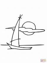 Disegno Di Barca A Vela Da Colorare  Disegni E Stampare Gratis sketch template