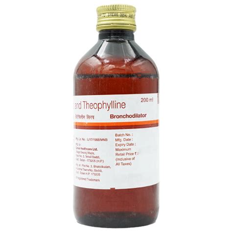 Buy Deriphyllin Syrup 200ml Online - Uses & Side Effects | Netmeds