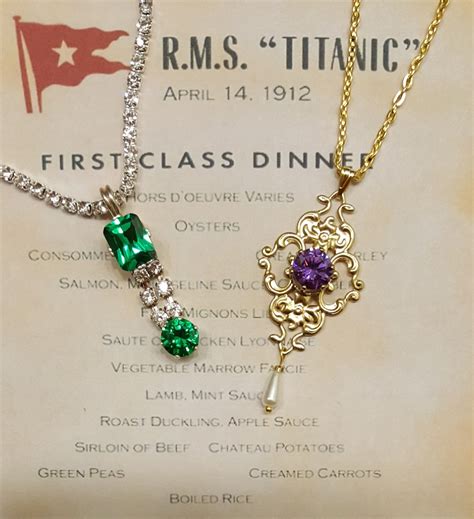 TITANIC Rose Inspired Deck Dress Necklace Pendant - Etsy