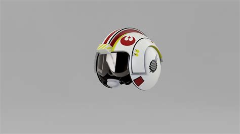 Luke Skywalker helmet 3D model 3D printable | CGTrader