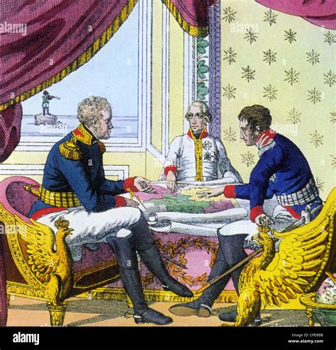 CONGRESS OF VIENNA (1814-1815) Napoleon watching the Tsar, the Emperor ...