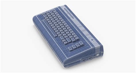 3d commodore 64 keyboard