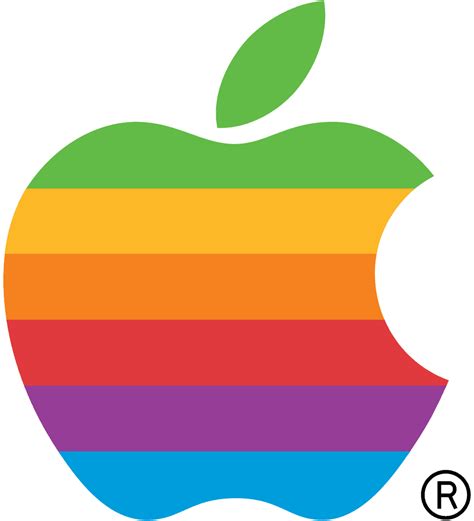 Apple Rainbow Logo - All About Apple