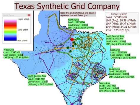 Electric Grid Test Case Repository - Texas Electric Grid Map ...