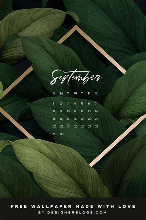 Free September Wallpaper - Designer Blogs