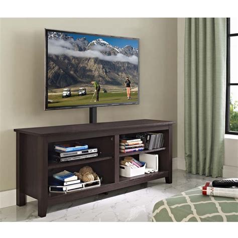 Walker Edison Essential 60 inch TV Stand with Mount Espresso W58CSPES-MT